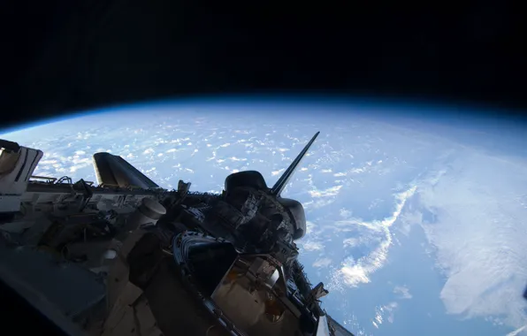 Space, Earth, Shuttle