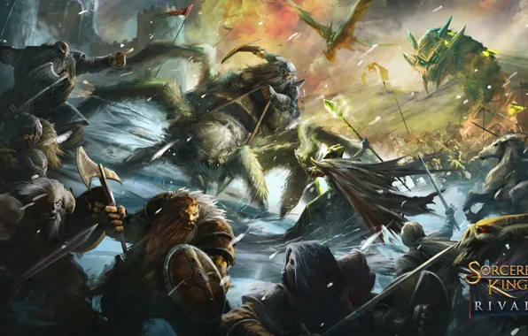 Weapons, battle, the battle, Rivals, Sorcerer King