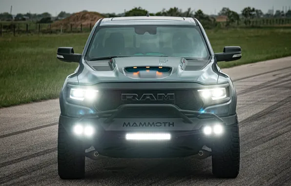 Dodge, Jeep, Pickup, the front, Hennessey, Ram, Mammoth, 2021