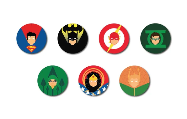 Wonder Woman, Batman, bat, Green Lantern, Superman, Arrow, Diana, Bruce Wayne