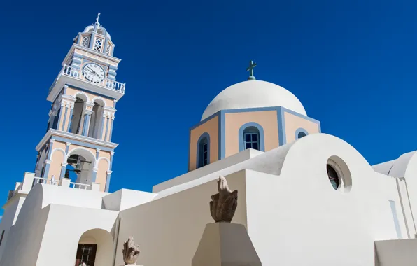 Santorini, Greece, Church, the bell tower