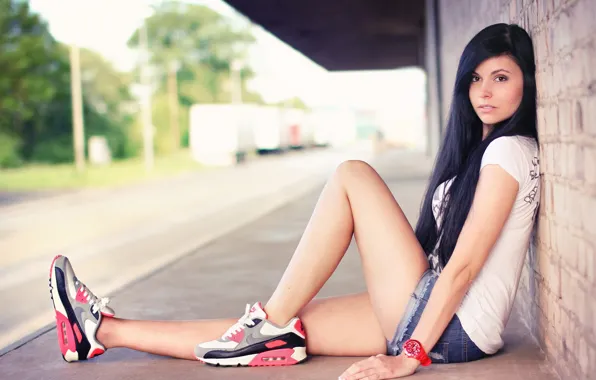 Picture Girl, Carina, Nike, Mike, Air Max, Haired