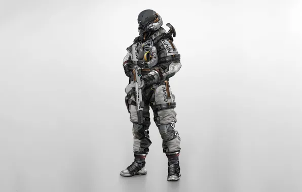 Minimalism, Costume, Soldiers, Weapons, Machine, Weapon, Soldier, Equipment