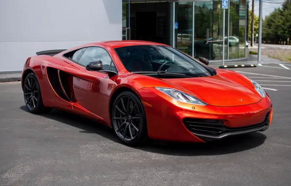 Picture McLaren, Orange, MP4-12C, Volcano