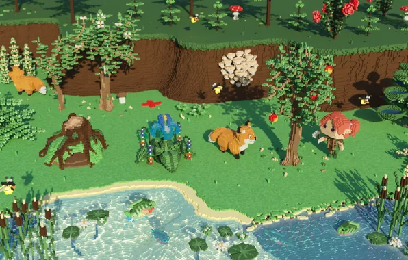 Fox, magic, Game, indie, survival, Multiplayer, The Faraway Land, FireTail