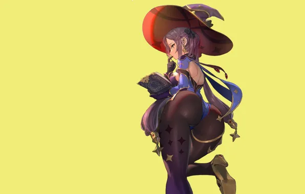 Girl, sexy, ass, anime, purple, butt, cute, tights