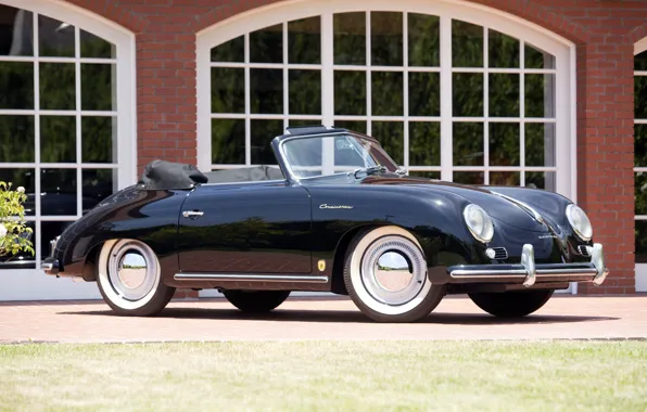 Porsche, 1954, 356, sports car, Porsche 356 1500 Continental Cabriolet