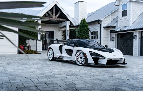 Picture McLaren, Cars, White, Forged, Ayrton Senna, Ayrton Senna, Tuning Car, Racing Car