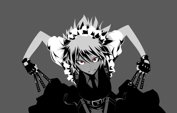 Look, girl, anger, Touhou, Touhou