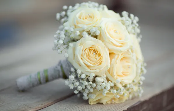 Picture flowers, roses, bouquet, white, white, pink, flowers, bouquet