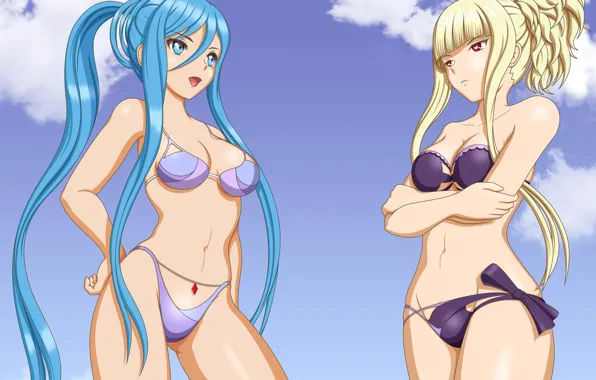 Girl, sexy, long hair, boobs, anime, beautiful, pretty, erotic