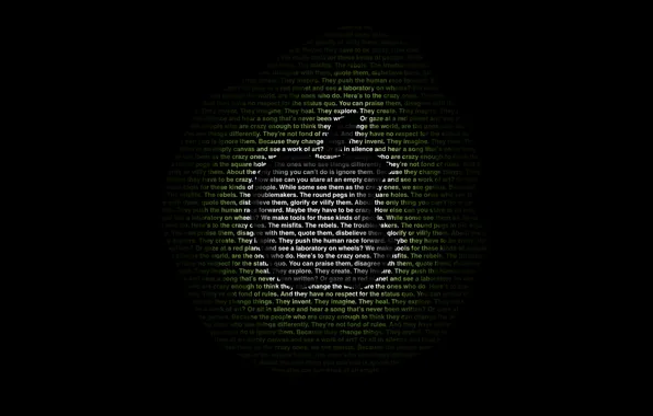 Letters, apple, the transition