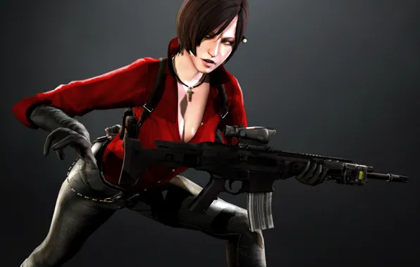 Resident Evil, carabiner, rifle, Ada Wong, ACW-R