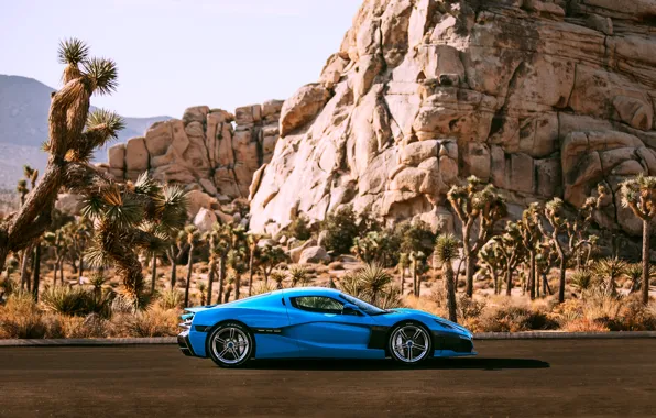 Picture electric, Rimac, side view, Concept Two, Rimac C_Two