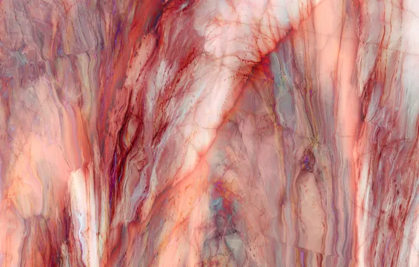 Red, cracked, pink, stone, divorce, texture, marble, veins