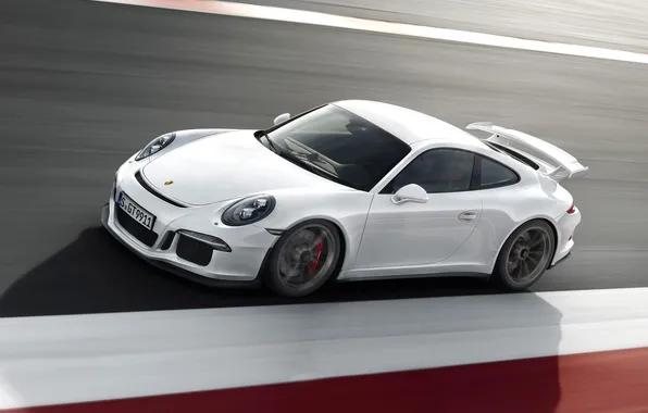 Machine, track, 911, Porsche, view, GT3