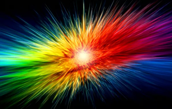 Picture colors, explosion, flashy