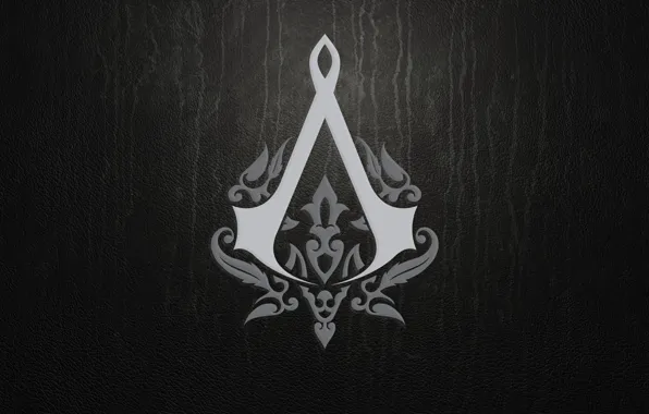 Sign, the game, texture, logo, leather, emblem, assassins creed