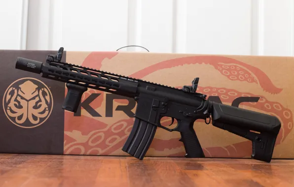 Picture ar15, assault rifle, Kryptek
