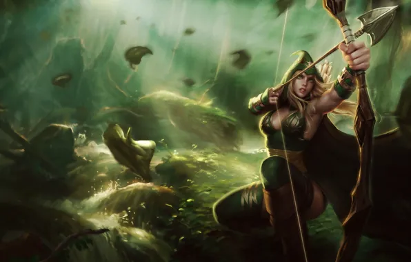 League of Legends, Ashe, LOL, League Of Legends, ADK, ADK, LOL