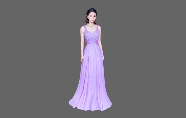 Picture HL Z, Minimalism, sexy, asian, girl, brunette, dress, art