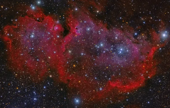 Picture space, Nebula, Cassiopeia, the universe, "Soul"