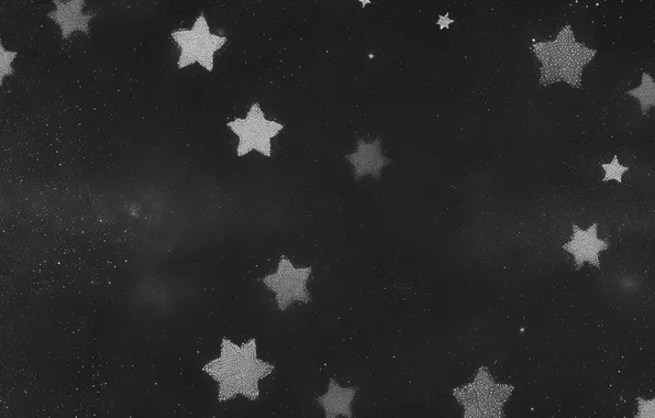 Stars, Wallpaper, black, star, silver, wallpaper, silver, silver