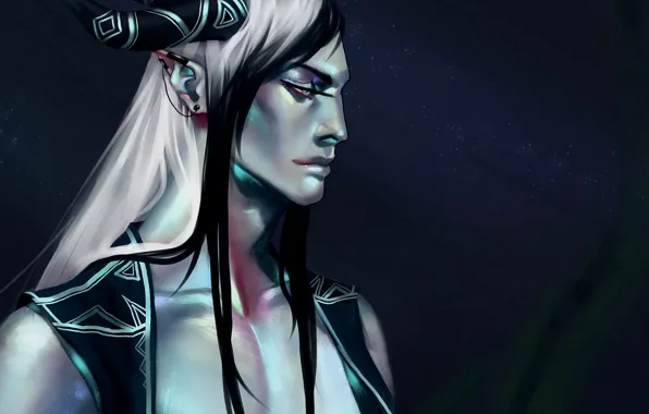 Fantasy, the demon, art, guy