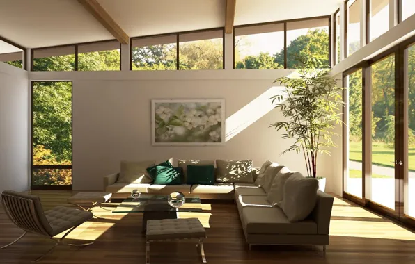 Design, style, Villa, interior, living space
