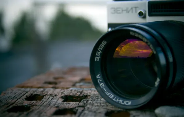 Picture GLASS, REFLECTION, The CAMERA, OPTICS, LENS, LENS, ZENIT