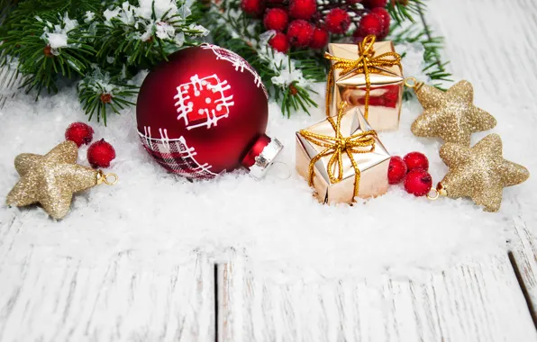 Winter, holiday, toy, new year, Christmas, decor, composition, Olena Rudo