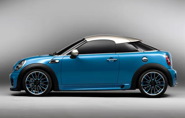 Blue, Mini, Coupe, Mini Coupe