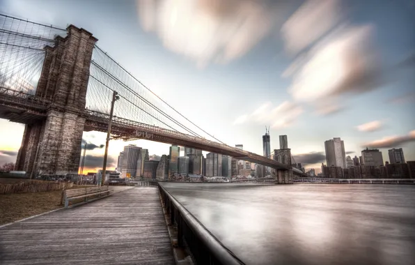 Picture autumn, the city, skyscrapers, USA, America, USA, New York City, new York