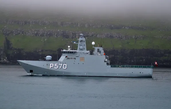 Danish Navy, edge icebreaker, р570