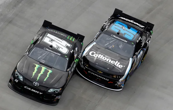 Sport, two, track, Chevrolet, race, Camaro, Toyota, track