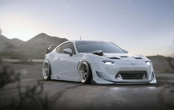 toyota 86 wallpaper white