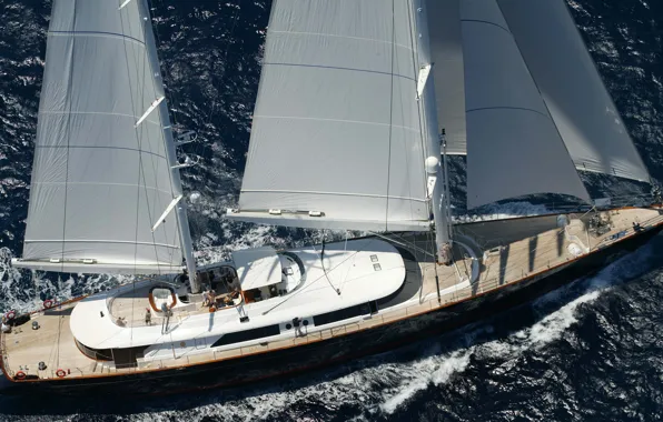 Sea, Yacht, BURRASCA, Sailing yacht