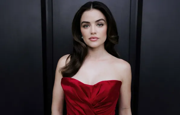 Look, girl, photo, hair, dress, brunette, lips, beautiful