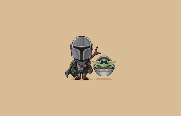 Minimalism, Star Wars, Fantasy, Art, Art, Fiction, Baby, Jedi