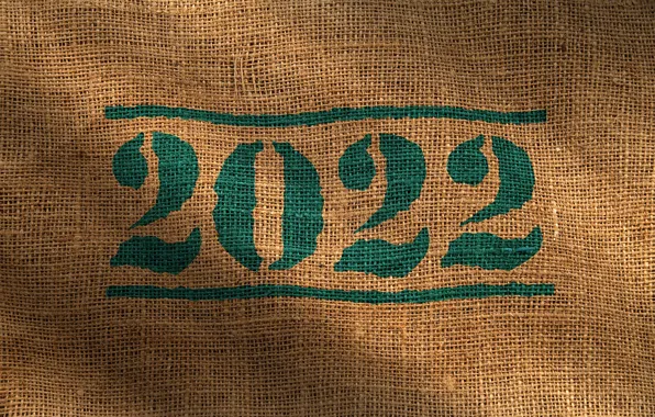 Holiday, new year, figures, Happy New Year, burlap, happy new year, 2022, Happy New Year
