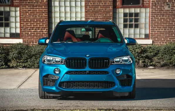 Picture BMW, Blue, Vossen, X5M, Sight, LED, F85