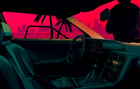 Picture Car, Dennaton Games, TheVideoGamegallery.com, Art, Hotline Miami