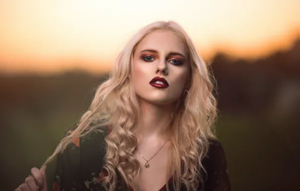 Look, face, hair, makeup, blonde