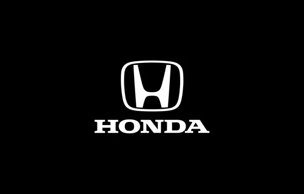 White, black, Honda, Honda, icon, label