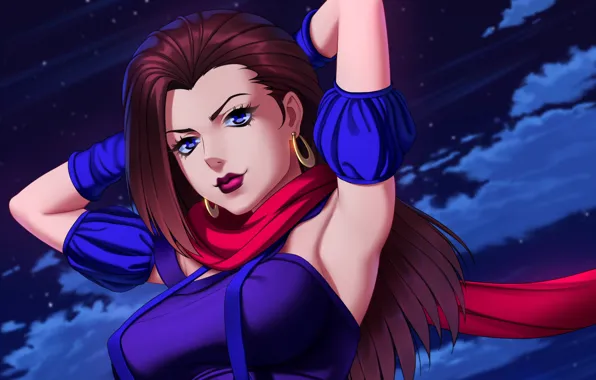 Chest, girl, scarf, JoJo, JoJo's Bizarre Adventure, elizabeth joestar, Lisa Lisa