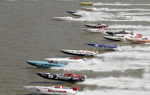 Speed, boats, race