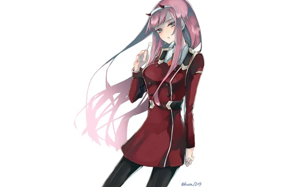 Girl, candy, 002, Darling In The Frankxx, Cute in France, Zero Two