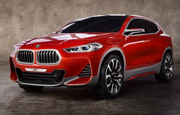 Auto, red, Bmw, BMW X2