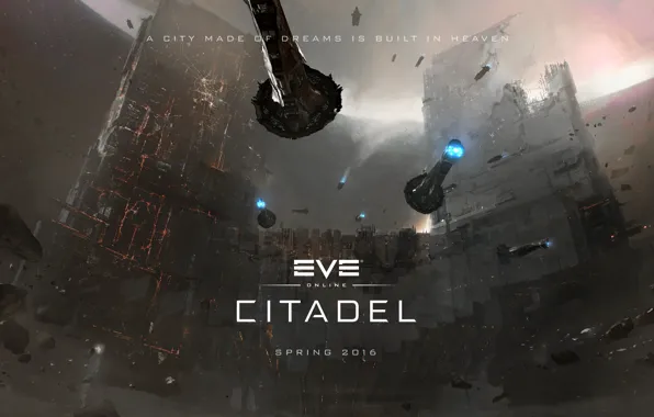 Nebula, station, asteroids, Space, space, spaceship, eve online, space ship