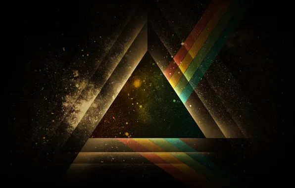 Abstraction, background, Wallpaper, black, graphics, figure, geometry, triangle